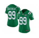 Women's Nike New York Jets #99 Mark Gastineau Limited Green Rush NFL Jersey