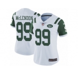 Women's Nike New York Jets #99 Steve McLendon Vapor Untouchable Limited White NFL Jersey
