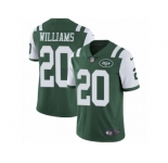 Youth Nike New York Jets #20 Marcus Williams Vapor Untouchable Limited Green Team Color NFL Jersey