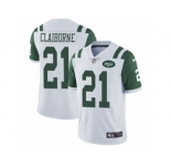 Youth Nike New York Jets #21 Morris Claiborne Vapor Untouchable Limited White NFL Jersey