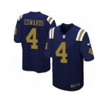 Youth Nike New York Jets #4 Lac Edwards Limited Navy Blue Alternate NFL Jersey