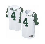 Youth Nike New York Jets #4 Lac Edwards Limited White NFL Jersey