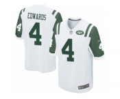 Youth Nike New York Jets #4 Lac Edwards Limited White NFL Jersey