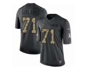 Youth Nike New York Jets #71 Ben Ijalana Limited Black 2016 Salute to Service NFL Jersey