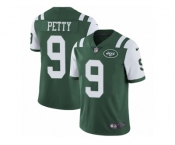 Youth Nike New York Jets #9 Bryce Petty Vapor Untouchable Limited Green Team Color NFL Jersey