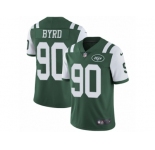 Youth Nike New York Jets #90 Dennis Byrd Vapor Untouchable Limited Green Team Color NFL Jersey