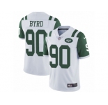 Youth Nike New York Jets #90 Dennis Byrd Vapor Untouchable Limited White NFL Jersey