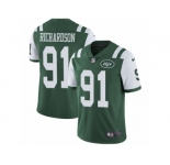 Youth Nike New York Jets #91 Sheldon Richardson Vapor Untouchable Limited Green Team Color NFL Jersey