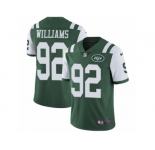 Youth Nike New York Jets #92 Leonard Williams Vapor Untouchable Limited Green Team Color NFL Jersey