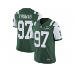 Youth Nike New York Jets #97 Lawrence Thomas Vapor Untouchable Limited Green Team Color NFL Jersey