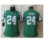 nike women jerseys new york jets #24 darrelle revis green[nike]