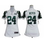 nike women nfl jerseys New York Jets #24 Darrelle Revis White[nike]