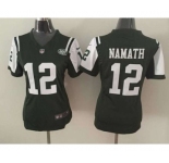 nike women nfl jerseys new york jets #12 joe namath green[nike]