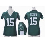nike women nfl jerseys new york jets #15 tebow green[draft him ii top]