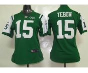 nike women nfl jerseys new york jets #15 tebow green[nike]
