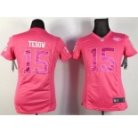 nike women nfl jerseys new york jets #15 tebow pink[nike]