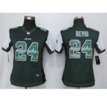 nike women nfl jerseys new york jets #24 revis green[Strobe Limited]