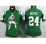 nike women nfl jerseys new york jets #24 revis green[portrait fashion]