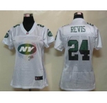 nike women nfl jerseys new york jets #24 revis white[2012 fem fan]