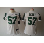 nike women nfl jerseys new york jets #57 scott white[nike limited]