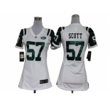 nike women nfl jerseys new york jets #57 scott white[nike]