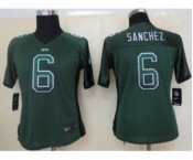 nike women nfl jerseys new york jets #6 mark sanchez green[Elite drift fashion]