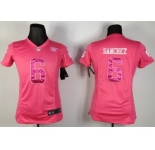 nike women nfl jerseys new york jets #6 sanchez pink[nike]