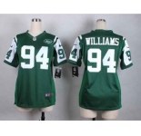 nike women nfl jerseys new york jets #94 williams green[nike]