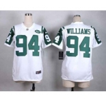 nike women nfl jerseys new york jets #94 williams white[nike]