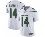 Youth New York Jets #14 Sam Darnold White Vapor Untouchable Limited Player Football Jersey