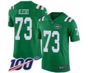 Youth New York Jets #73 Joe Klecko Limited Green Rush Vapor Untouchable 100th Season Football Jersey