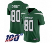 Youth New York Jets #80 Wayne Chrebet Green Team Color Vapor Untouchable Limited Player 100th Season Football Jersey