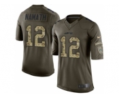 Youth Nike New York Jets #12 Joe Namath Green Salute to Service Jerseys