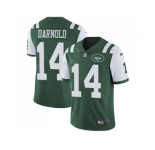 Youth Nike New York Jets #14 Sam Darnold Green Team Color Stitched NFL Vapor Untouchable Limited Jersey