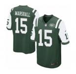 Youth Nike New York Jets #15 Brandon Marshall Green Team Color NFL Jersey