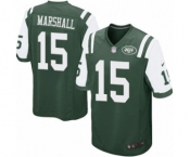 Youth Nike New York Jets #15 Brandon Marshall Green Team Color NFL Jersey