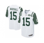 Youth Nike New York Jets #15 Brandon Marshall White Jerseys