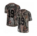 Youth Nike New York Jets #19 Keyshawn Johnson Limited Camo Rush Realtree NFL Jersey