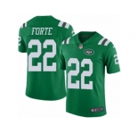 Youth Nike New York Jets #22 Matt Forte Limited Green Rush NFL Jersey