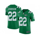 Youth Nike New York Jets #22 Trumaine Johnson Green Stitched NFL Limited Rush Jersey
