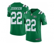 Youth Nike New York Jets #22 Trumaine Johnson Green Stitched NFL Limited Rush Jersey