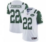 Youth Nike New York Jets #22 Trumaine Johnson White Vapor Untouchable Elite Player NFL Jersey