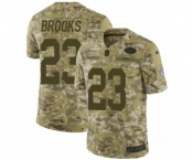 Youth Nike New York Jets #23 Terrence Brooks Limited Camo 2018 Salute to Service NFL Jersey