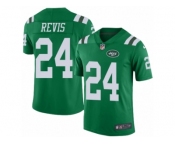 Youth Nike New York Jets #24 Darrelle Revis Limited Green Rush NFL Jersey