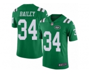 Youth Nike New York Jets #34 Dion Bailey Limited Green Rush NFL Jersey