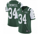 Youth Nike New York Jets #34 Isaiah Crowell Green Team Color Vapor Untouchable Elite Player NFL Jersey