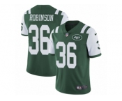 Youth Nike New York Jets #36 Rashard Robinson Green Team Color Vapor Untouchable Limited Player NFL Jersey