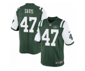 Youth Nike New York Jets #47 Kellen Davis Limited Green Team Color NFL Jersey
