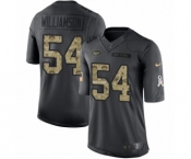 Youth Nike New York Jets #54 Avery Williamson Limited Black 2016 Salute to Service NFL Jersey