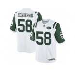 Youth Nike New York Jets #58 Erin Henderson Limited White NFL Jersey